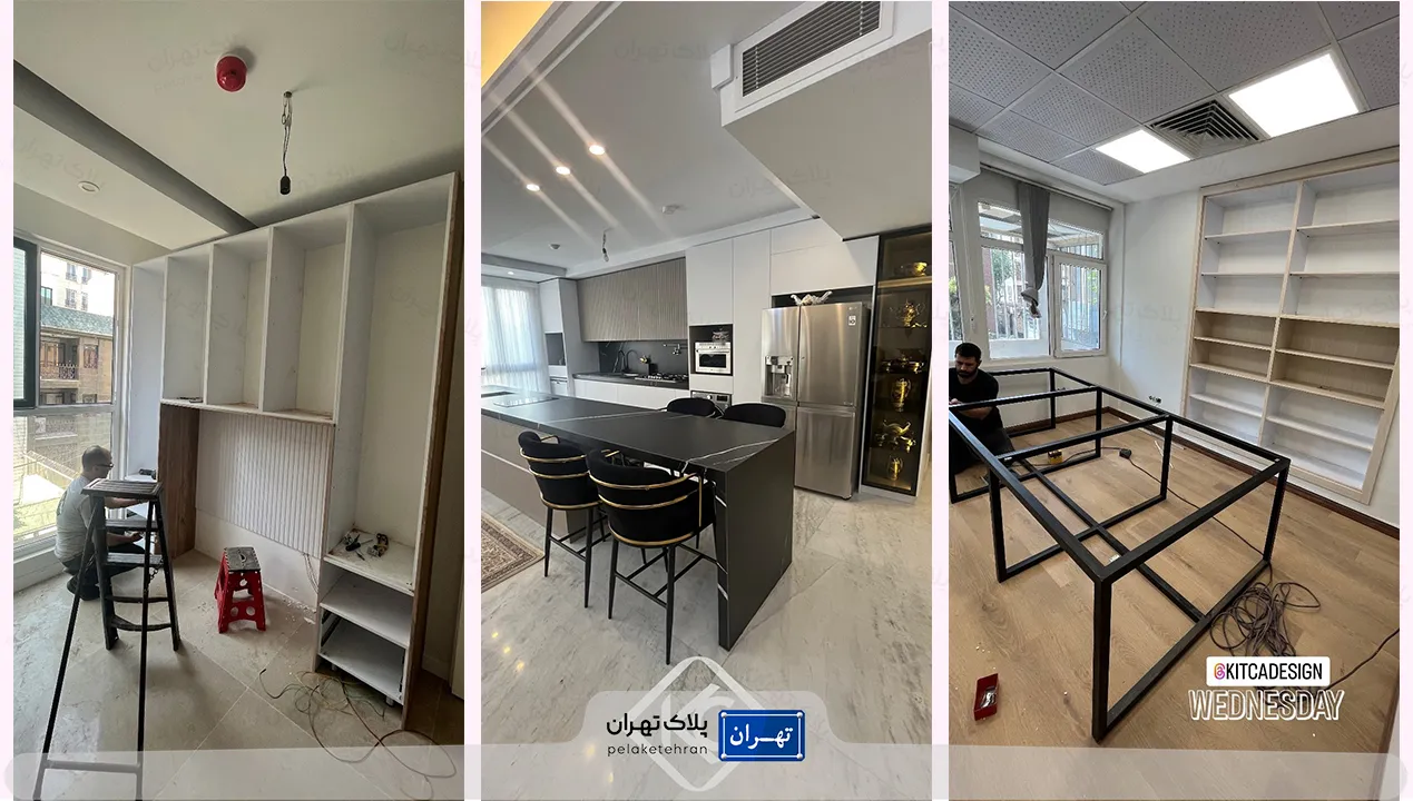 نصب کابینت در منزل  کابینت سازی کیتکا