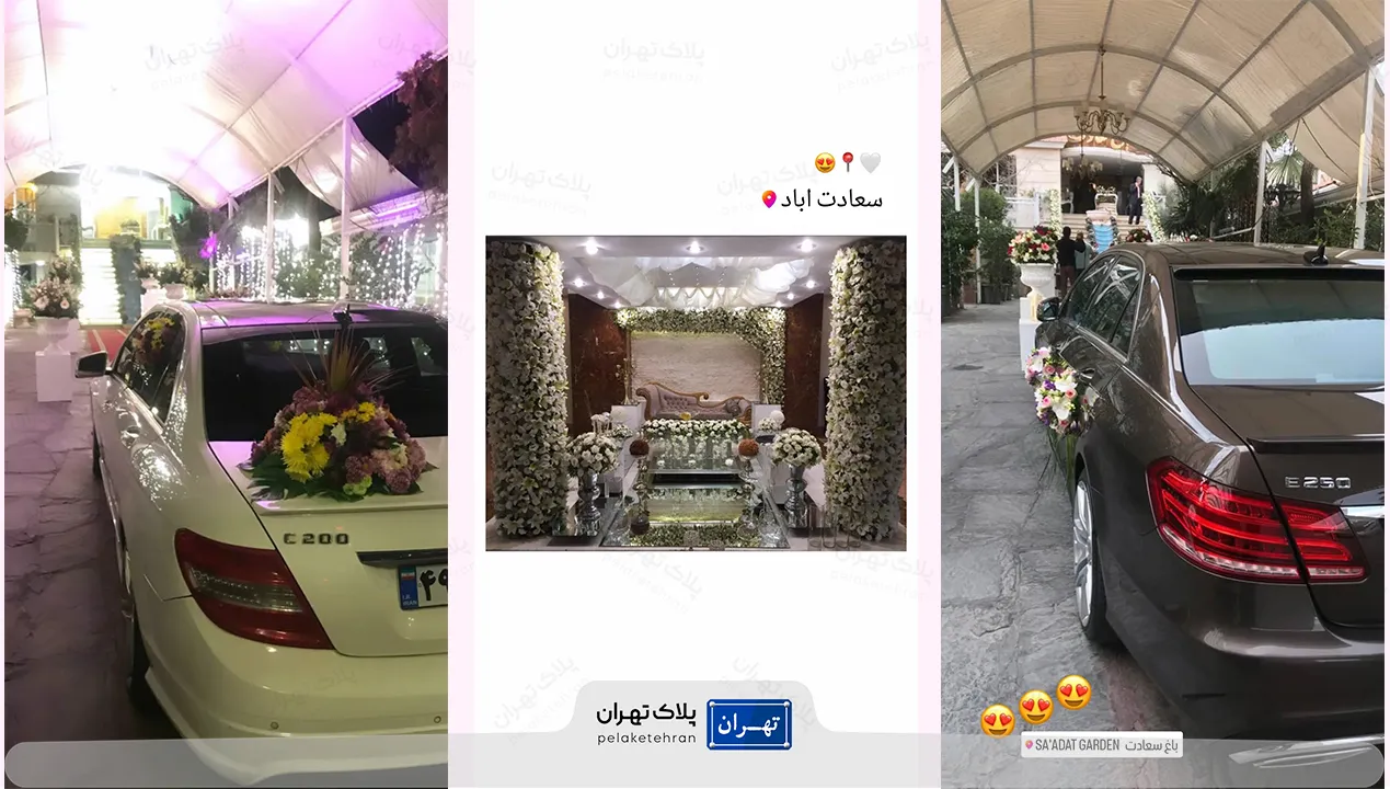 عروسی در باغ تالار سعادت