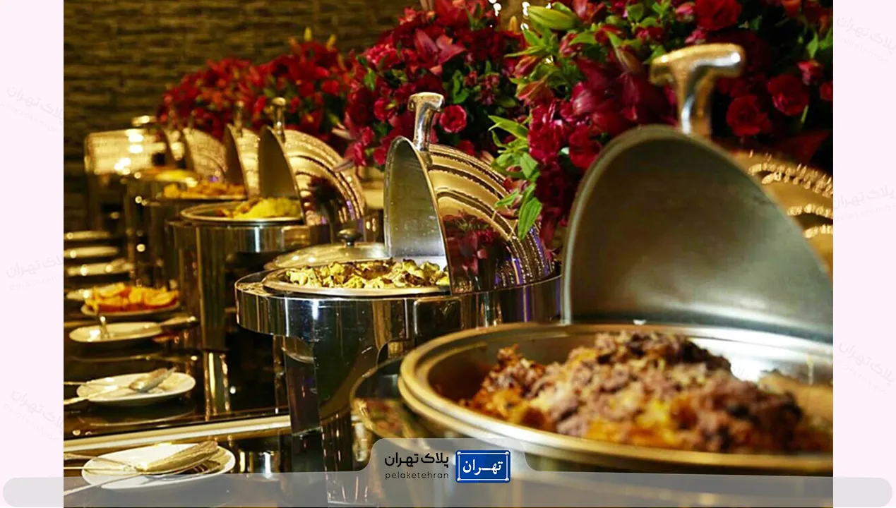 سرویس غذا تالار پذیرایی قصر آریو
