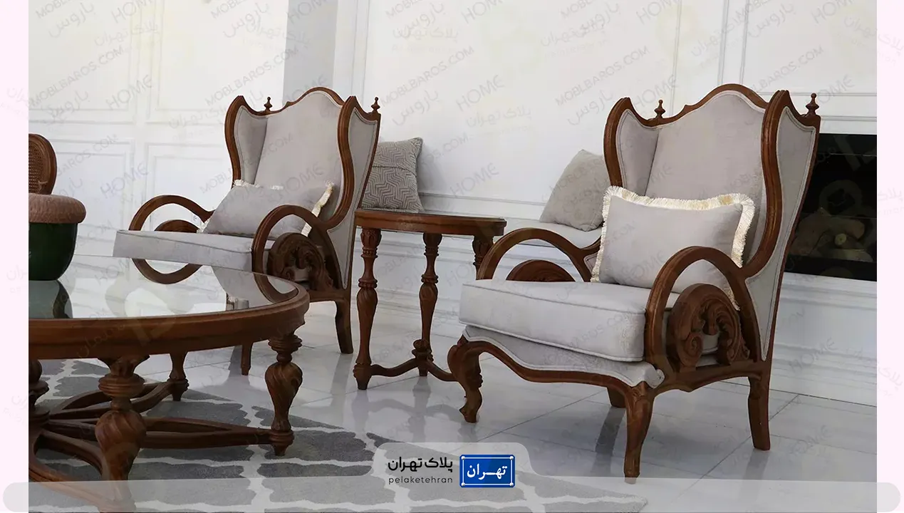نمونه مبل در مبل فروشی در تهران (باروس)