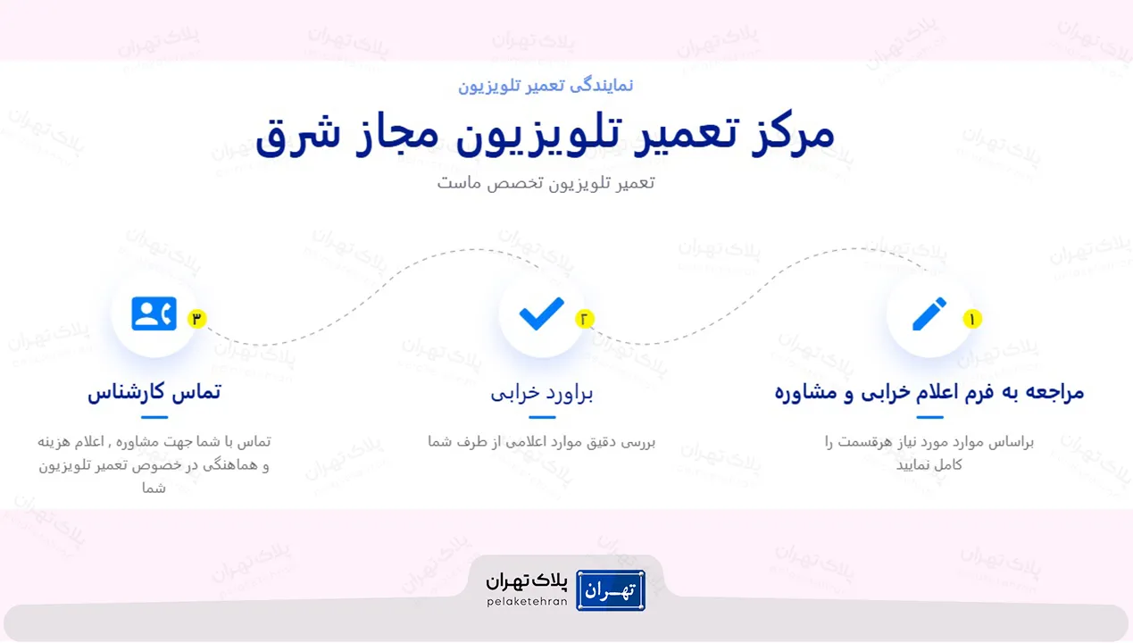 مرکز تخصصی تعمیرات تلویزیون مجاز شرق