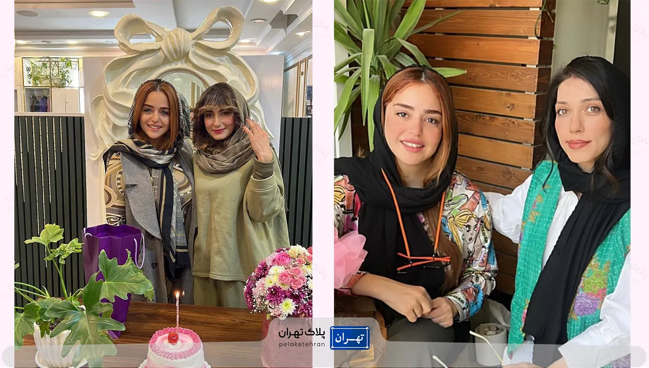 سلبریتی های سالن آرایشی شادی عقیلی
