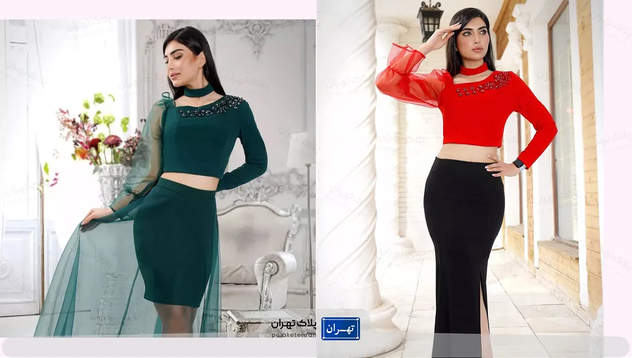 لباس مجلسی شیک کوتاه